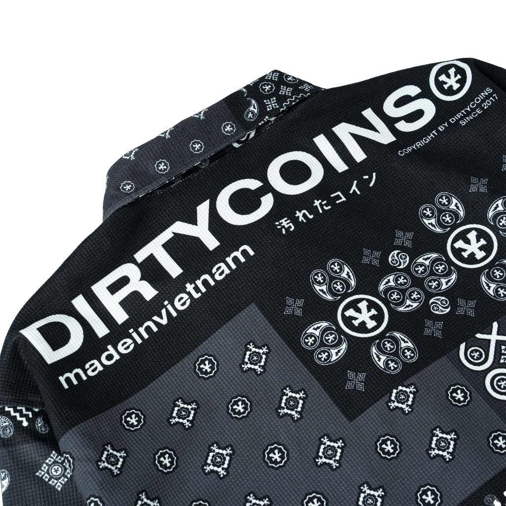 Áo Khoác DirtyCoins Bandana Shirt Jacket - Black