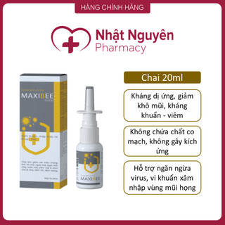  Xịt mũi Maxibee giảm sổ mũi ngạt mũi viêm mũi chai 20ml 