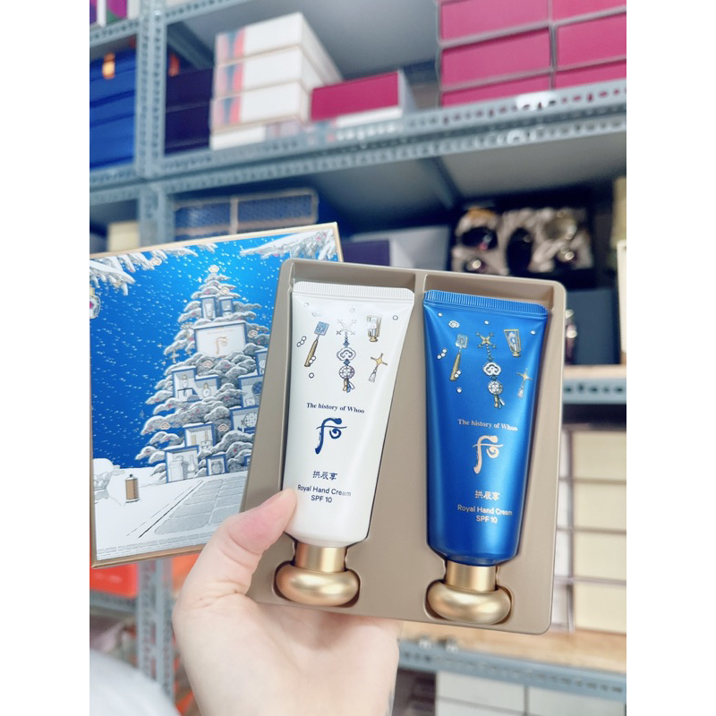 SET KEM DƯỠNG DA TAY WHOO ĐÔNG Y HÀNG THÁNG 12 hàng Cty