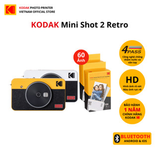 Máy chụp ảnh lấy ảnh ngay Kodak Mini Shot 2 Retro C210R - Hàng chính hãng - Bảo hành 1 năm