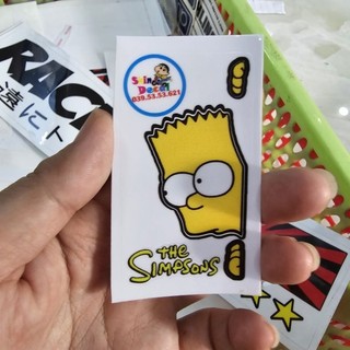 Sticker simpson loại 5cm dán trang trí điện thoại, biẻn số xe máy