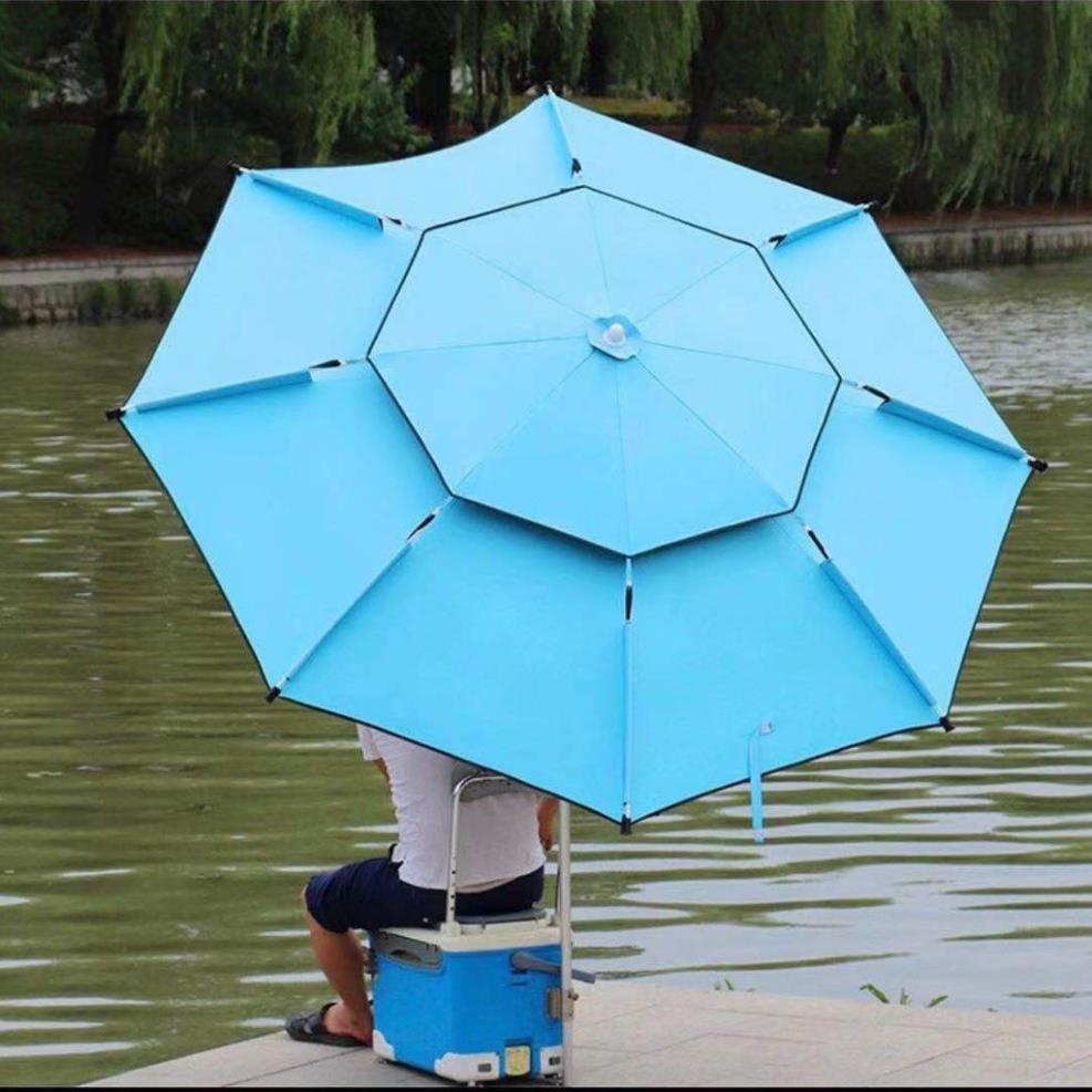 Ô câu cá - ô dù che nắng che mưa cao cấp - 2m0 - 2m2 - 2m4 Nhiều màu AA46