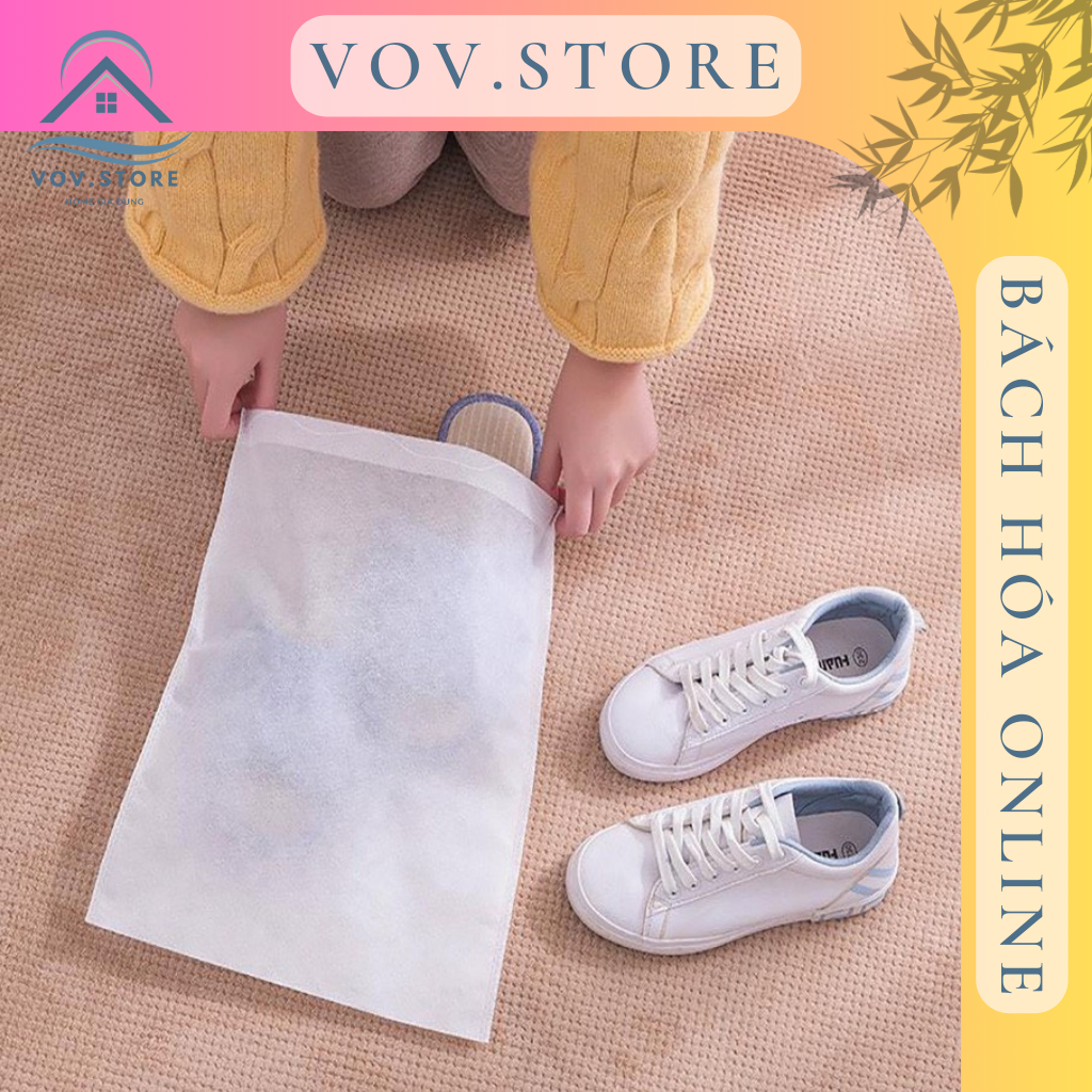 Túi vải đựng giày dép tiện lợi tránh bụi bẩn bám vào giày