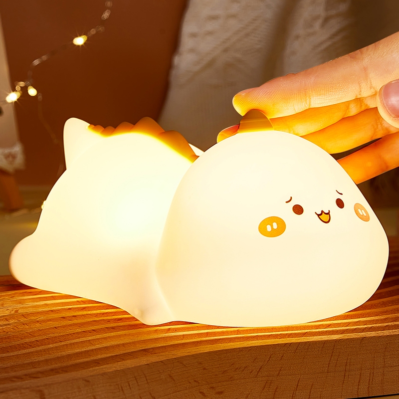 Đèn ngủ Đèn Ngủ Dễ thương Con thỏ Đèn ngủ Đám mây Silicone 7 màu Đèn ngủ cho trẻ em Đèn ngủ trẻ em Ánh sáng