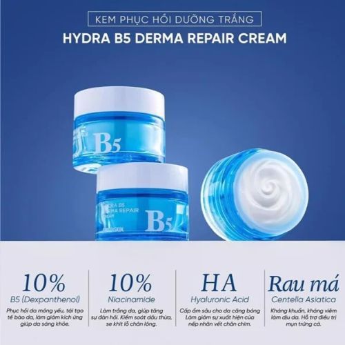 Kem Dưỡng Prettyskin Hydra B5 Derma Repair Phục Hồi, Dưỡng Trắng Da 52ml