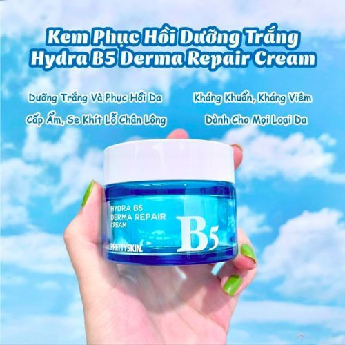 Kem Dưỡng Prettyskin Hydra B5 Derma Repair Phục Hồi, Dưỡng Trắng Da 52ml