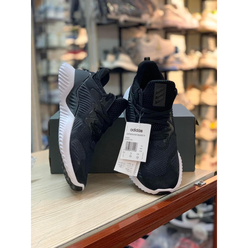 Giày thể thao sneaker alpha bounce 2018 đen trắng