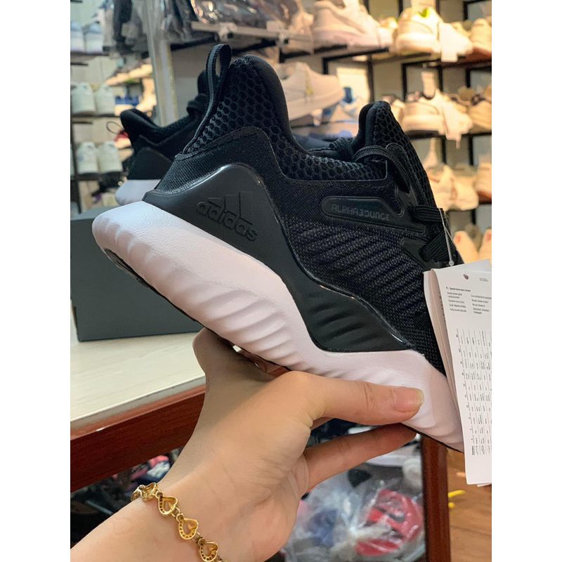 Giày thể thao sneaker alpha bounce 2018 đen trắng