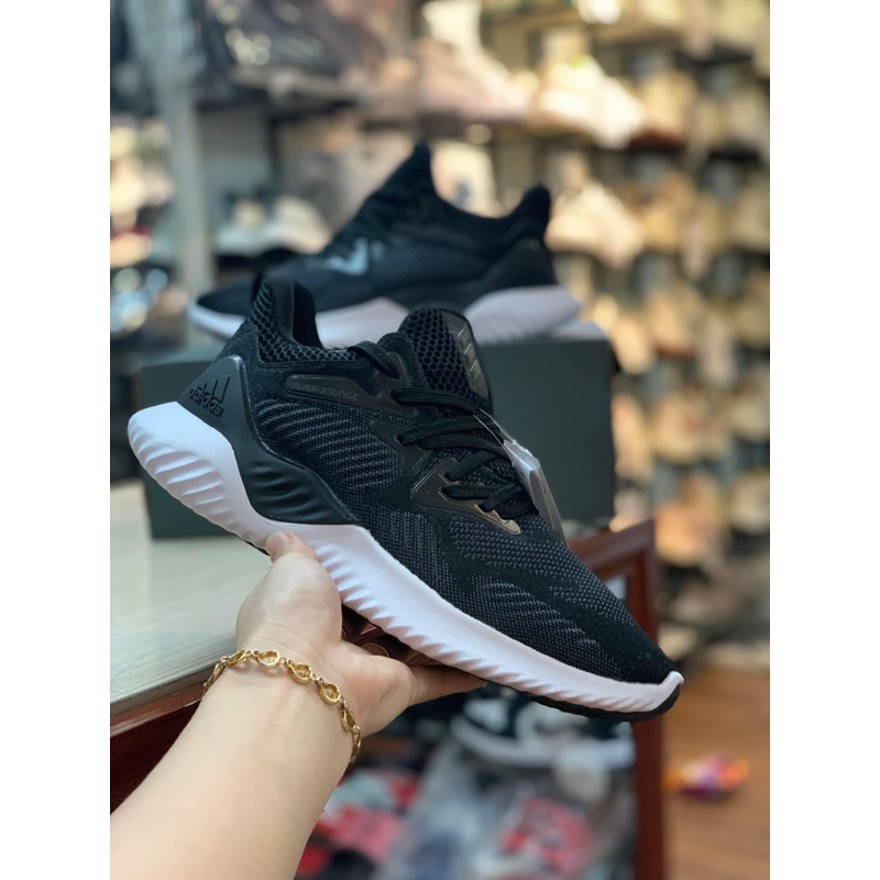 Giày thể thao sneaker alpha bounce 2018 đen trắng
