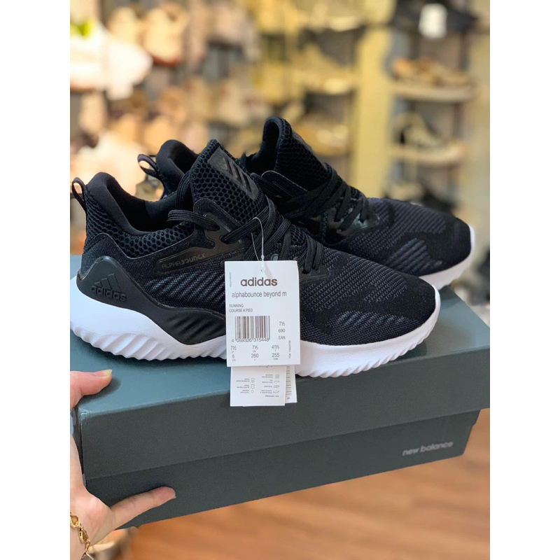 Giày thể thao sneaker alpha bounce 2018 đen trắng