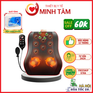 Máy Massage cổ vai gáy hồng ngoại SA-15, máy mát xa cổ vai gáy có điều khiển cầm tay tiện lợi