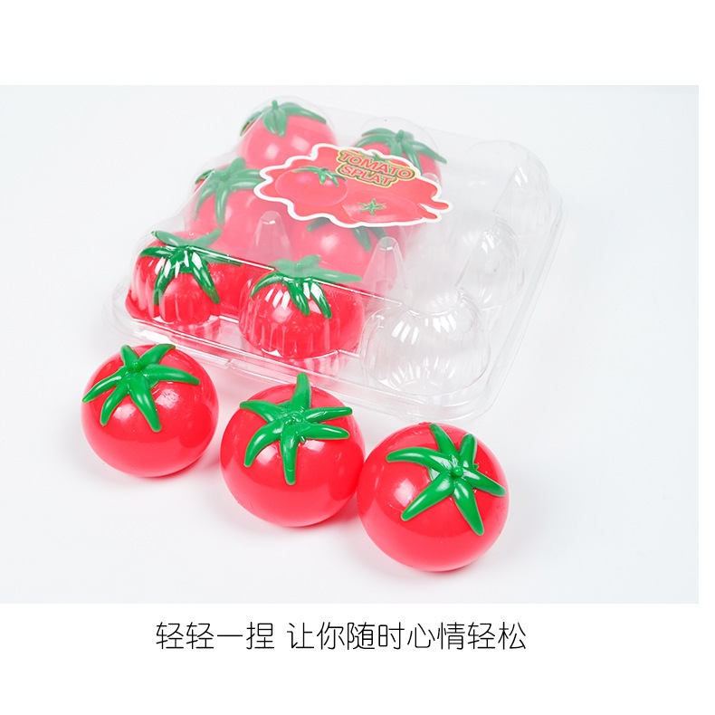 Quả Cà Chua Đỏ Squishy Gudetama đáng yêu mochi slime bóp xả stress giải tỏa căng thẳng E1509