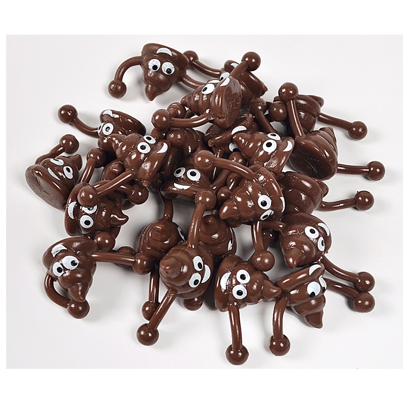 Ná nhựa bắn phân cao su, ná bắn shit - đồ chơi giảm stress căng thẳng, vui nhộn E1510