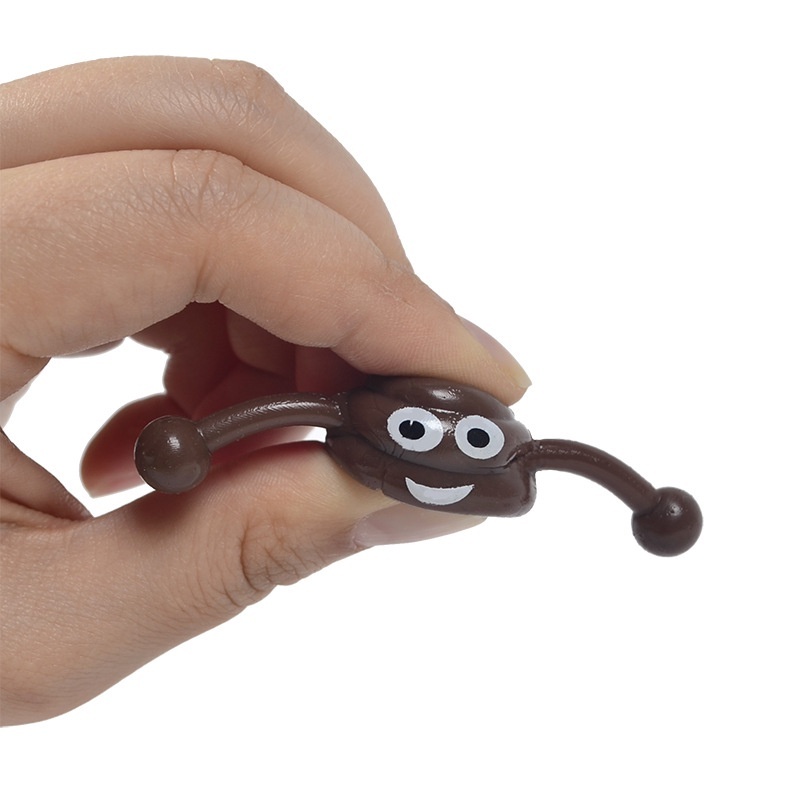 Ná nhựa bắn phân cao su, ná bắn shit - đồ chơi giảm stress căng thẳng, vui nhộn E1510