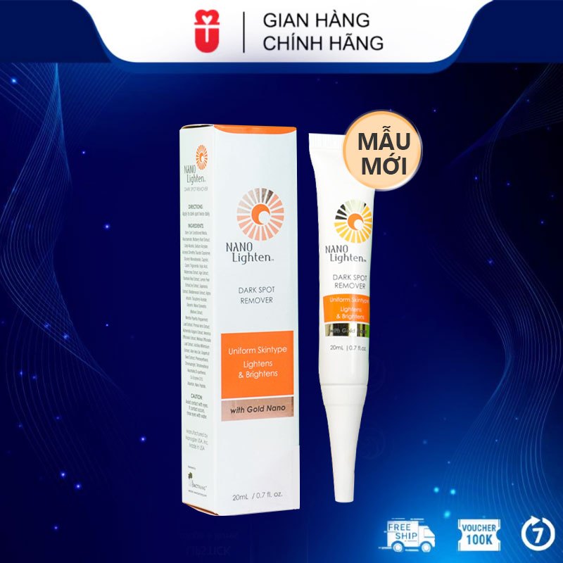 Serum Mờ Nám,Tàn Nhang Nano Lighten Dark Spot Remover 20ml