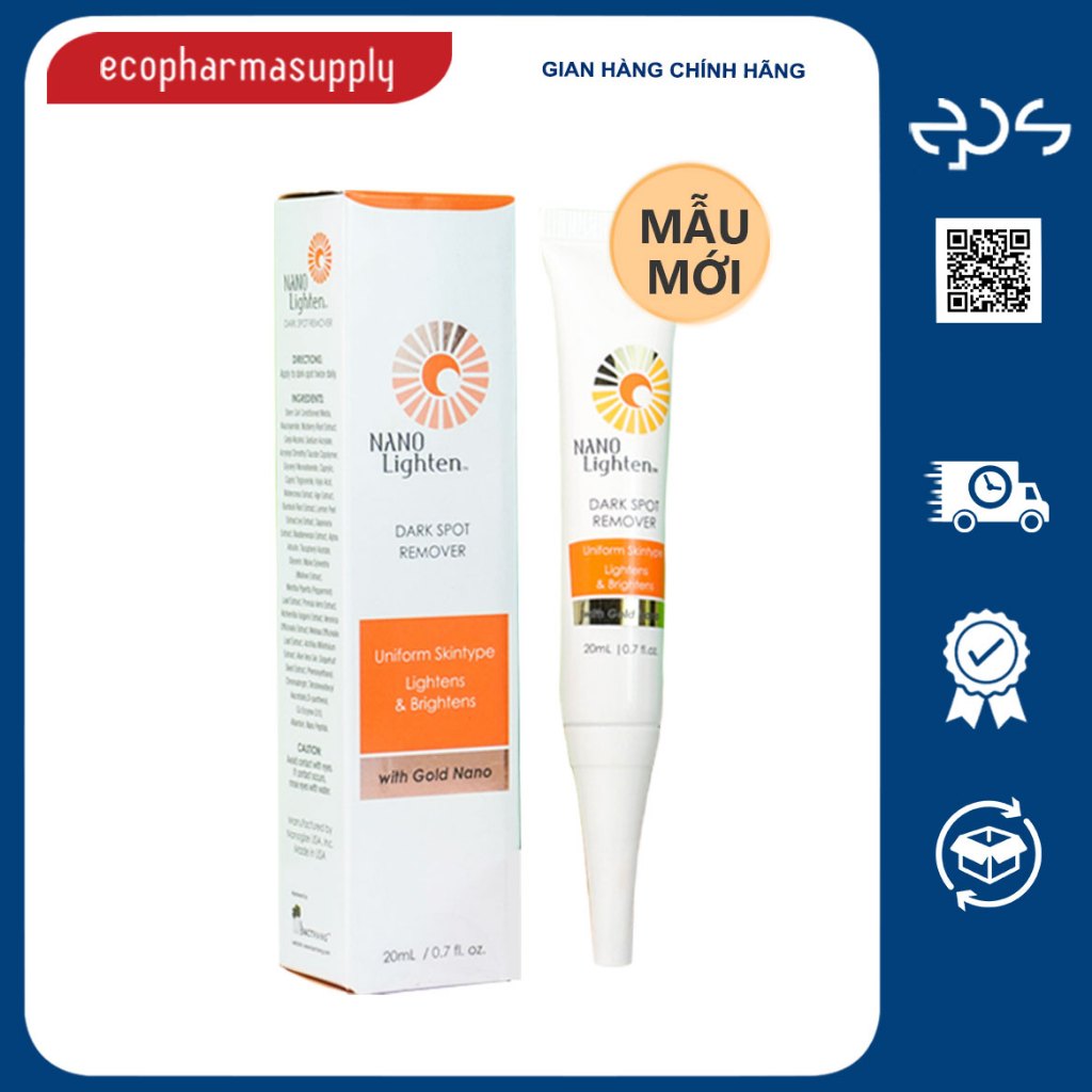 Serum Mờ Nám,Tàn Nhang Nano Lighten Dark Spot Remover 20ml