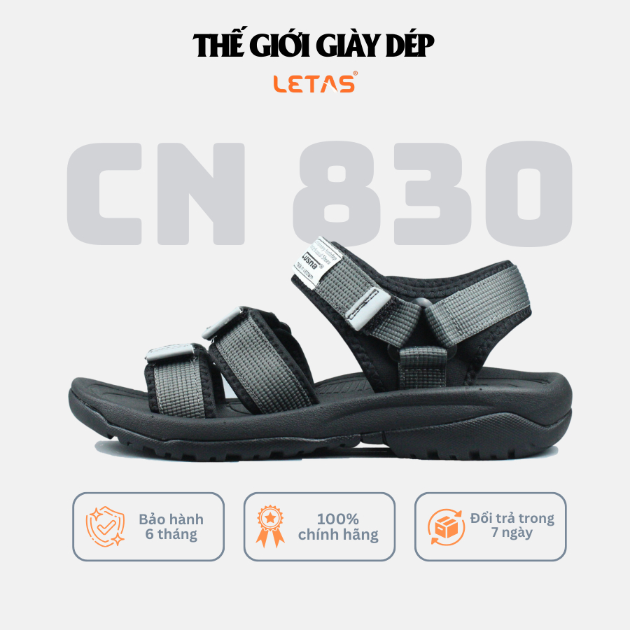Giày Sandal Nam Phong Cách Thể Thao 3 Quai Đế Cao 3cm Giày Quai Hậu Đi Học Đi Chơi Dành Cho Giới Trẻ