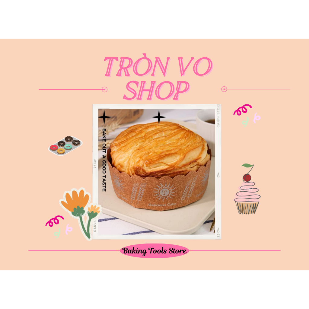 Cup giấy - Mẫu mặt trời size lớn 15*5.8cm [set/50c]