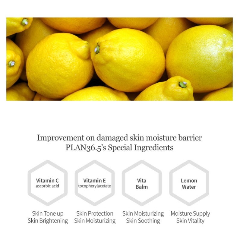 Tinh chất Vitamin C trắng da mờ thâm sạm chứa 50% chiết xuất C từ Chanh tươi, B5 & Hoa cúc VITA BALM