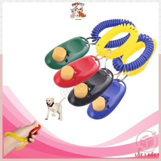Clicker huấn luyện chó - dụng cụ dạy chó mèo - pipopet