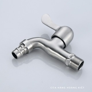 Vòi hồ vòi nước gắn tường inox 304