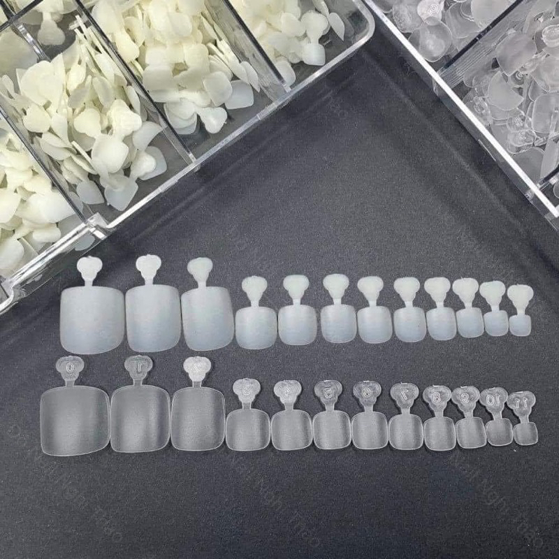 Móng up chân ngắn nhám sẵn hàng đẹp