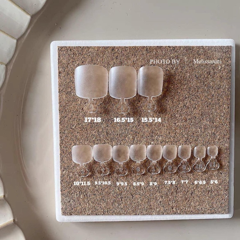 Móng up chân ngắn nhám sẵn hàng đẹp