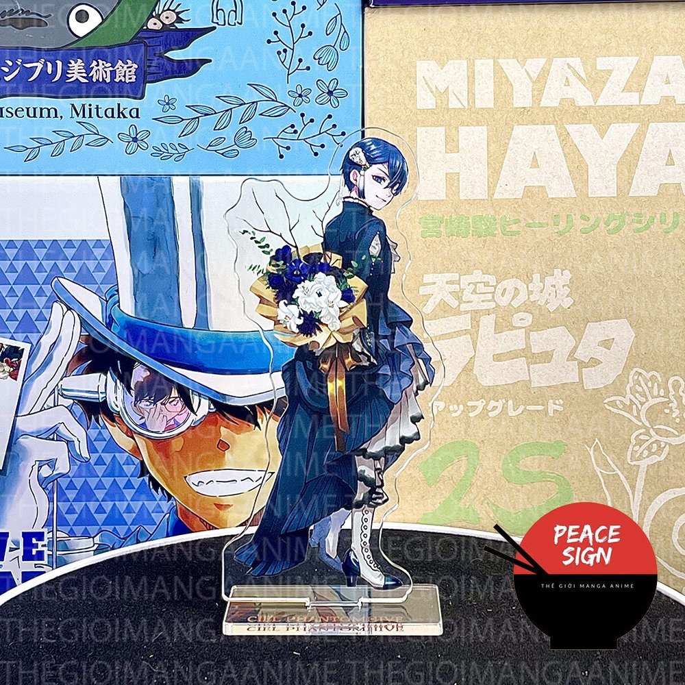 Mô hình Standee HẮC QUẢN GIA ver BÓ HOA Black Butler Acrylic anime mica chibi tượng trang trí trưng bày