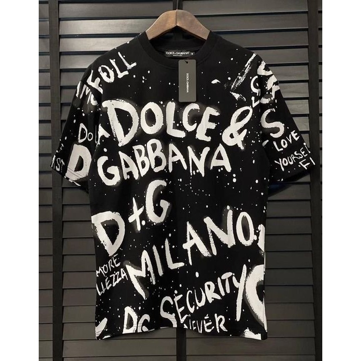 Áo thun cotton in hình họa tiết toàn thân nhiều chữ thời trang cỡ đại 140kg