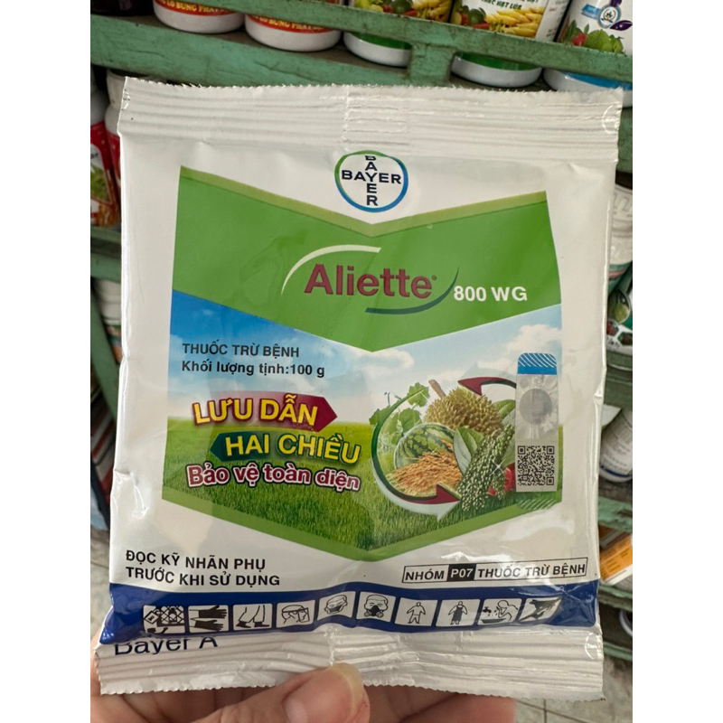 ALIETTE 800WG gói 100g đặc tri nấm bênh