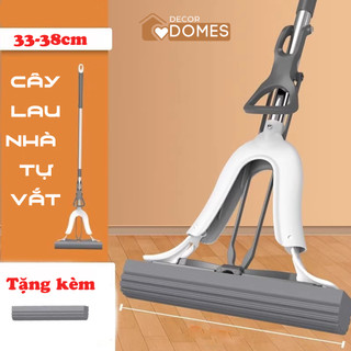 Cây lau nhà tự vắt thế hệ mới chất liệu đầu mút cao su non thấm hút siêu nhanh chỉ với 3 giây