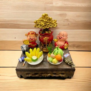 Bàn thờ mini bàn thờ thần tài ông địa mini phong thủy trang trí bàn làm việc văn phòng hệ tâm linh