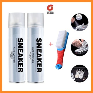 Chai xịt tạo bọt vệ sinh giày 300ml cao cấp tặng kèm bàn chải