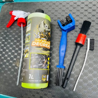 Combo tẩy rửa dầu nhớt sprayking degreaser 1l - tẩy rửa nsd, dầu nhớt
