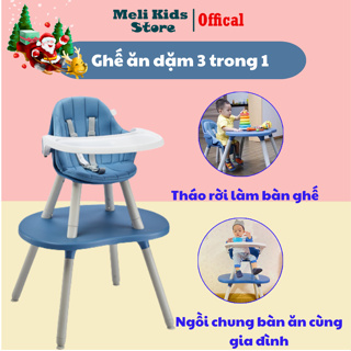 Set bàn ghế ăn dặm Happy Dino đa nănng