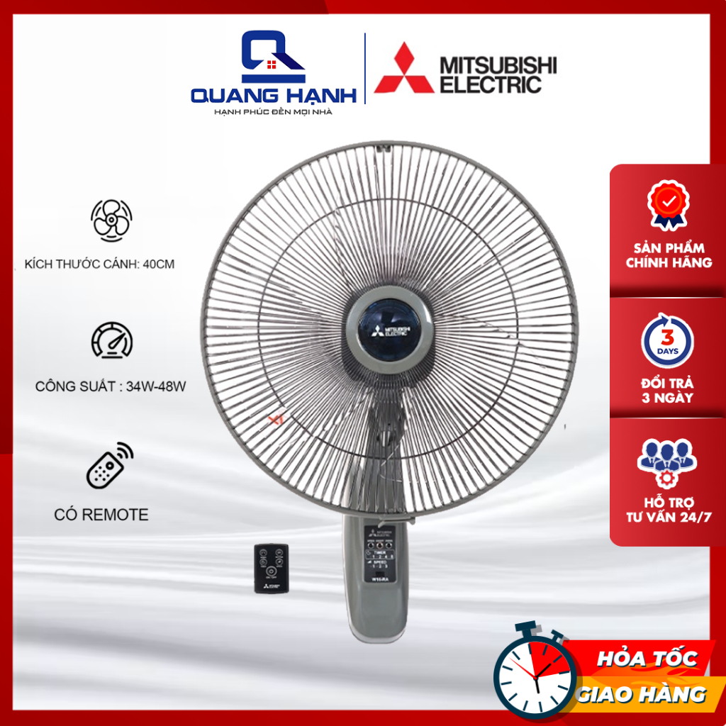 Quạt treo Mitsubishi W16RA W16-RA W16RV CYGY [Hàng chính hãng] chỉ giao hỏa tốc