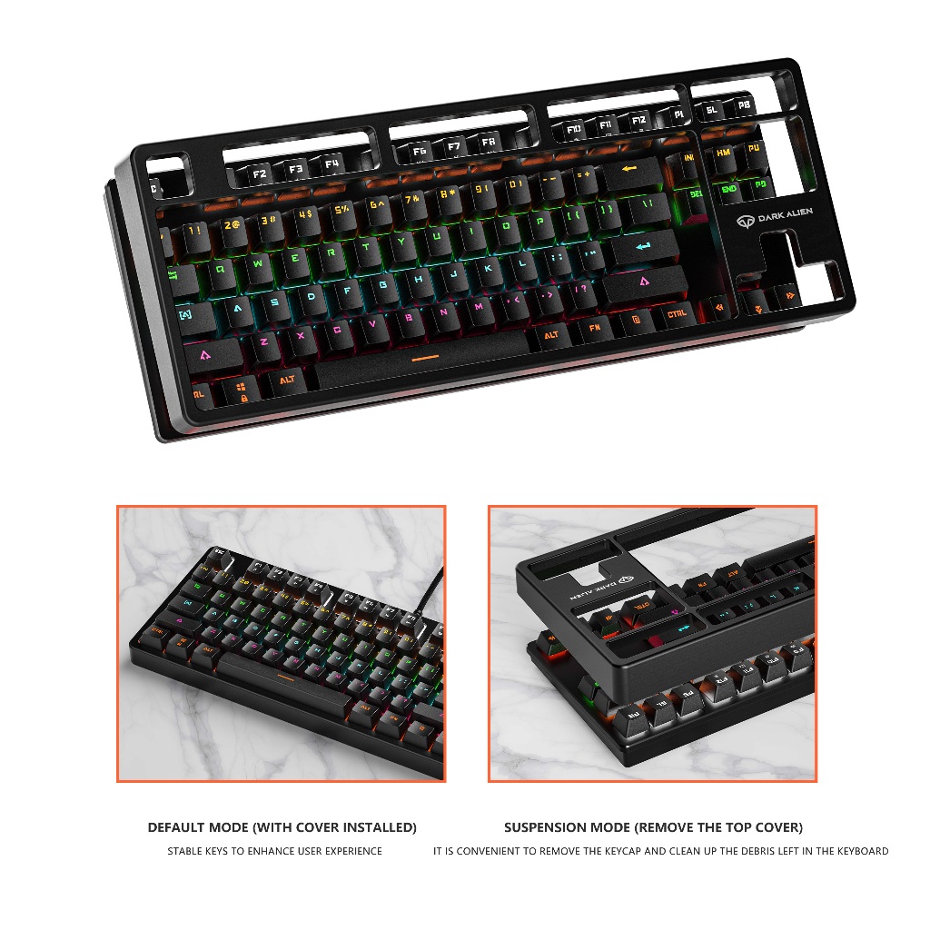 K870Bàn phím trò chơi cơ khí, phù hợp cho máy tính, game thủ và văn phòng