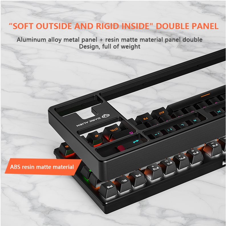 K870Bàn phím trò chơi cơ khí, phù hợp cho máy tính, game thủ và văn phòng