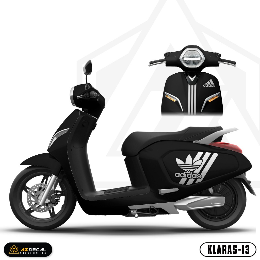 Tem Xe Điện Klara S Vinfast Abdidbas | KLARAS-13 | Team Decal Hình Dán Rời Xe Máy Điện Đẹp Chất