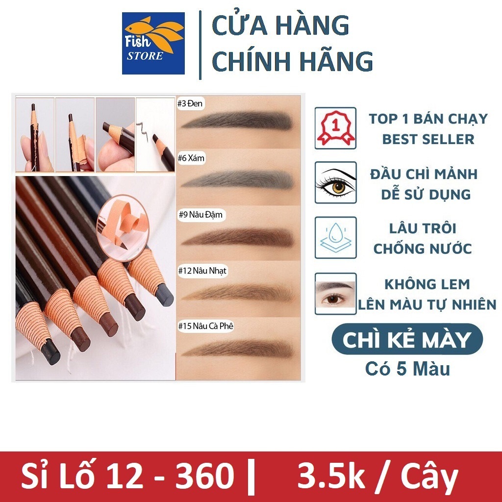 Chì Xé Kẻ Mày 05 Màu Tùy Chọn CXKM0104