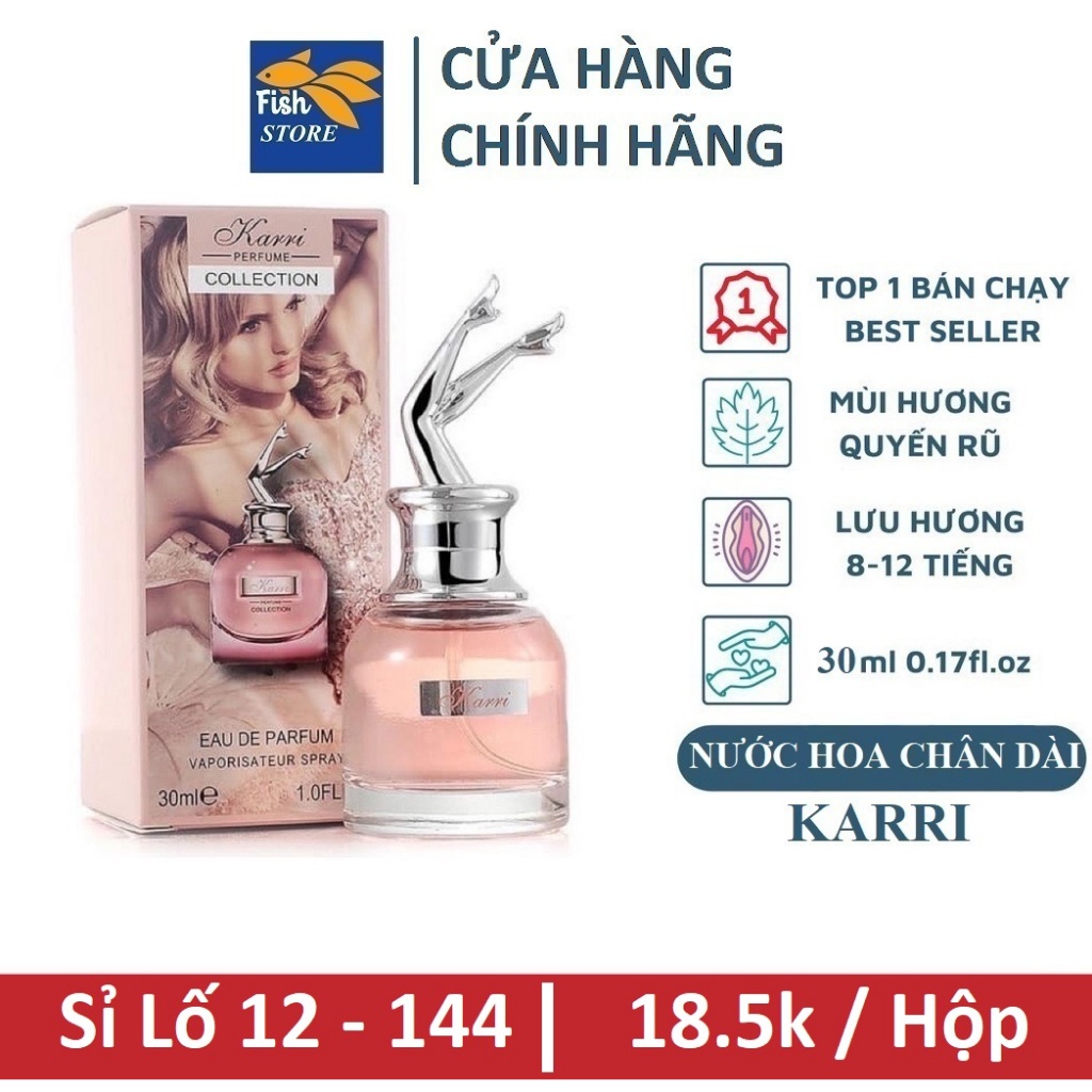 COMBO 2 CHAI Nước hoa Nữ KARRI Perfume Collection 30ML nước hoa cô gái chân dài