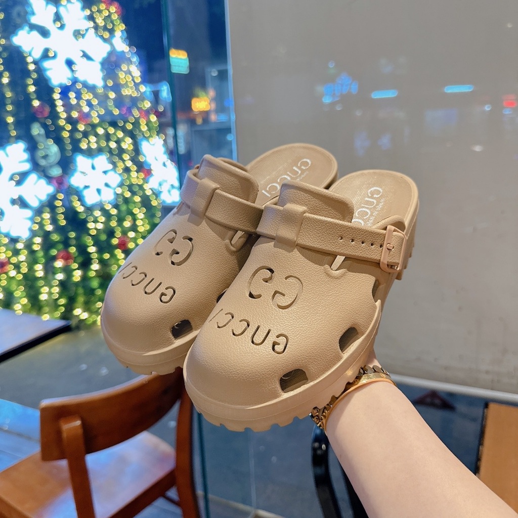 Dép sục bánh mì cao 5cm siêu HOT hàng chuẩn đẹp tặng kèm túi giấy cực xinh G107