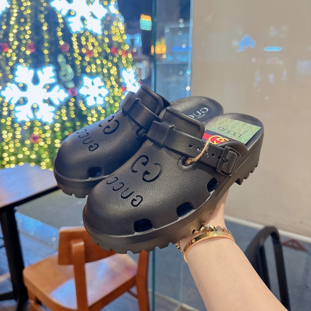 Dép sục bánh mì cao 5cm siêu HOT hàng chuẩn đẹp tặng kèm túi giấy cực xinh G107