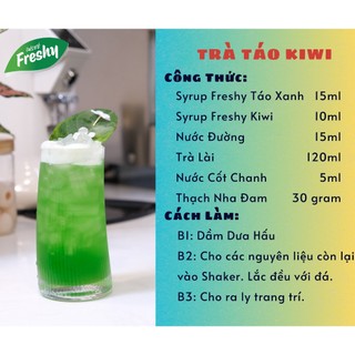 SIRO FRESHY TÁO XANH (CHAI 710ML)
