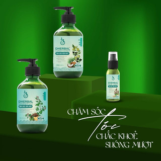 [Chính hãng] Combo Chăm Sóc Tóc Chắc Khoẻ, Suông Mượt - DHerbal