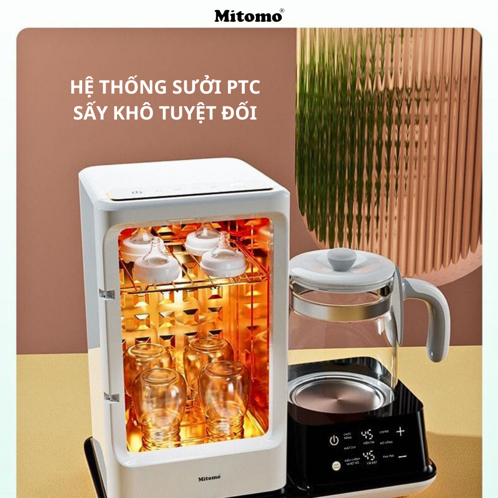 Máy đun nước hâm sữa và sấy khô tiệt trùng UV cao cấp UV- MT99 MAX - Bảo hành 3 năm