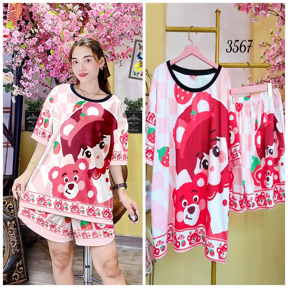 (115kg đến 130kg) Bộ Đùi Thun Big Size In Hình 3D - B3XL3567