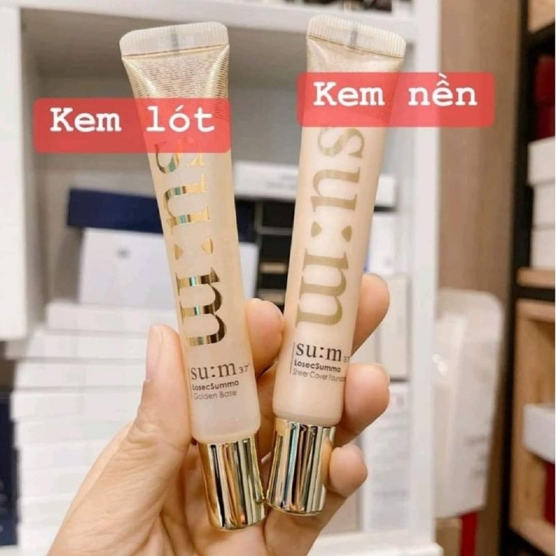 Kem lót, nền, Son sum Losec vàng 24k
