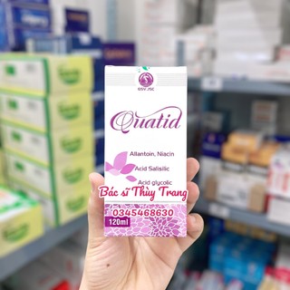 Sữa rửa mặt cho da dầu mụn QUATID - 120ml