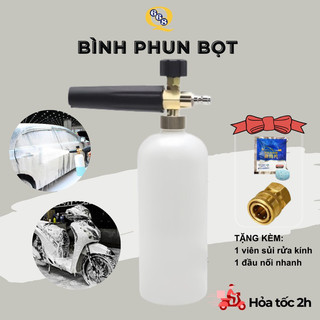 Bình phun tạo bọt tuyết rửa xe 1L
